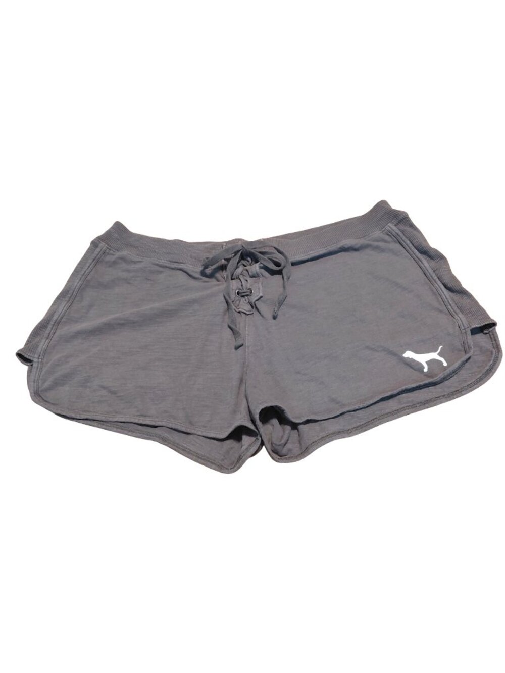 Victoria's Secret Pink Drawstring Shorts Women's Size Large Black